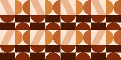 Geometry minimalistic artwork poster with simple shape and figure. Abstract vector pattern design in Bauhaus style for web banner, business presentation, branding package, fabric print, wallpaper