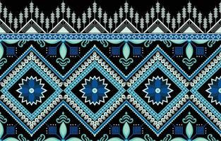Geometric ethnic pattern seamless flower color oriental. seamless pattern. Design for fabric, curtain, background, carpet, wallpaper, clothing, wrapping, Batik, fabric. vector