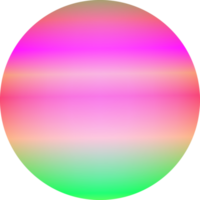 Circle ball fantasy rainbow sphere for decorative web backgrounds banner sticker label backdrop png