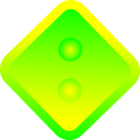 domino gioco giocare luminosa colorato numero icona per decorativo sfondo png