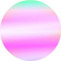 cercle boule fantaisie arc-en-ciel sphère pour arrière-plans décoratifs bannière autocollant étiquette toile de fond png