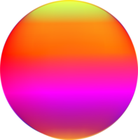 círculo bola fantasia arco-íris esfera para fundos decorativos da web banner etiqueta etiqueta pano de fundo png