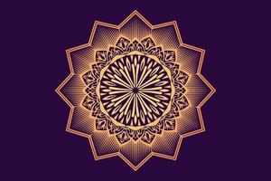 Mandala background Design free vector