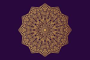 Mandala background Design free vector