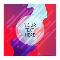 Colorful background with typography vector