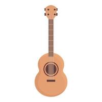 Wooden ukulele icon cartoon vector. Acoustic guitar vector