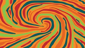 patrón de motivo de cebra twister abstracto en color azul rojo y naranja vector de fondo eps10
