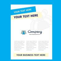 Group Title Page Design for Company profile annual report presentations leaflet Brochure Vector Background