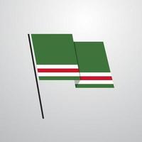 república chechena de lchkeria vector