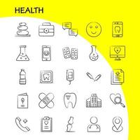 Health Hand Drawn Icon for Web Print and Mobile UXUI Kit Such as Monitor Screen Healthcare Hospital Medical Telephone Phone Emergency Eps 10 Vector