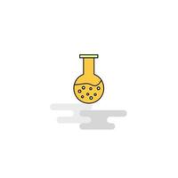 Flat Beaker Icon Vector