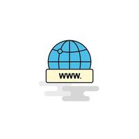 Flat Internet Icon Vector