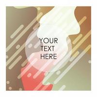 Colorful background with typography vector