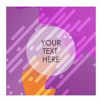 Colorful background with typography vector