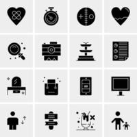 16 Universal Business Icons Vector Creative Icon Illustration to use in web and Mobile Related project