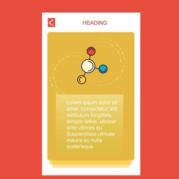 Networking mobile vertical banner design design Vector