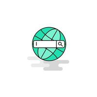 Flat Internet search Icon Vector