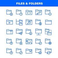 Files And Folders Line Icon Pack For Designers And Developers Icons Of Connect Folder Network Files Edit Folder Pencil Write Vector