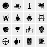 16 Universal Business Icons Vector Creative Icon Illustration to use in web and Mobile Related project