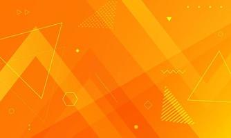 Abstract orange geometric background. Vector illustration