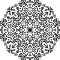 diseño decorativo mandala vector