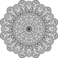 diseño decorativo mandala vector