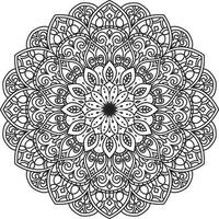 diseño decorativo mandala vector