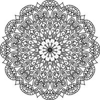 Decorative mandala design vector