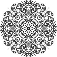 diseño decorativo mandala vector