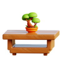 tabell med bonsai png