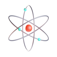 illustration 3d de neutrons png