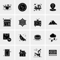 16 Universal Business Icons Vector Creative Icon Illustration to use in web and Mobile Related project