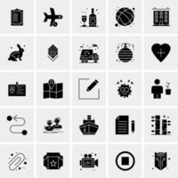 25 Universal Business Icons Vector Creative Icon Illustration to use in web and Mobile Related project