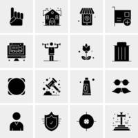 16 Universal Business Icons Vector Creative Icon Illustration to use in web and Mobile Related project