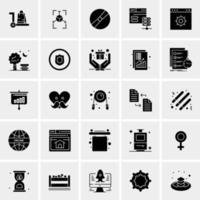 25 Universal Business Icons Vector Creative Icon Illustration to use in web and Mobile Related project