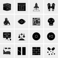 16 Business Universal Icons Vector Creative Icon Illustration to use in web and Mobile Related project