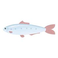 Oil sardine icon cartoon vector. Ocean fish vector