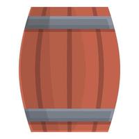 Wood barrel gameplay icon cartoon vector. Casino game vector