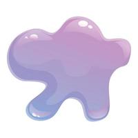 Paint splash icon cartoon vector. Slime drip vector