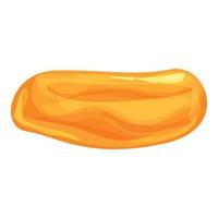 Gold fruit icon cartoon vector. Raisin food vector