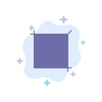 icono azul de la herramienta de diseño de cultivos en el fondo abstracto de la nube vector