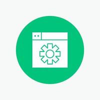 Web Design Setting vector