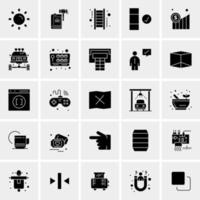 25 Universal Business Icons Vector Creative Icon Illustration to use in web and Mobile Related project