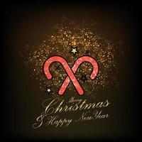 Merry Christmas and Happy new Year Abstract Glitter background vector