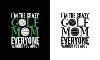 Golf Quote T shirt design, typography vector