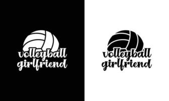 Volleyball Quote T shirt design, typography vector