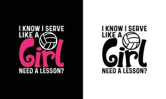 Volleyball Quote T shirt design, typography vector