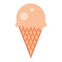 cucurucho de helado vector