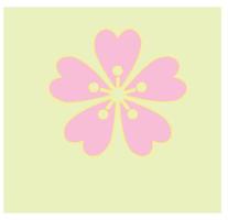 simple and minimal floral design vector