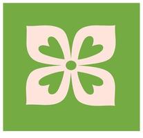 simple and minimal floral design vector